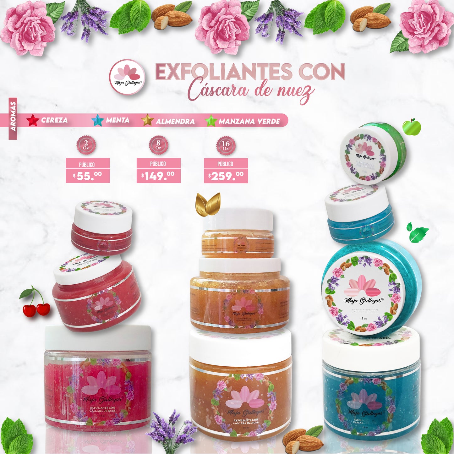 EXFOLIANTE CON CÁSCARA DE NUEZ