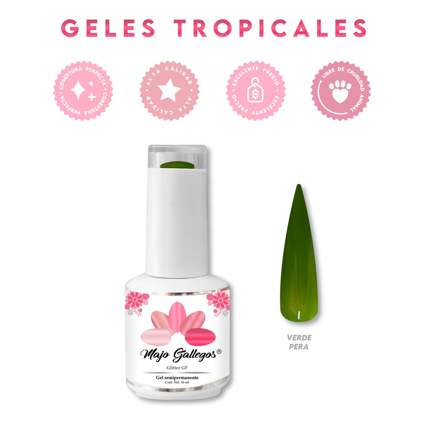 GEL TRÓPICAL VERDE PERA