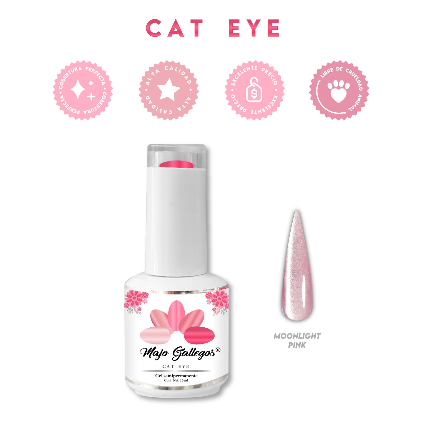 GEL CAT EYE MOONLIGHT PINK