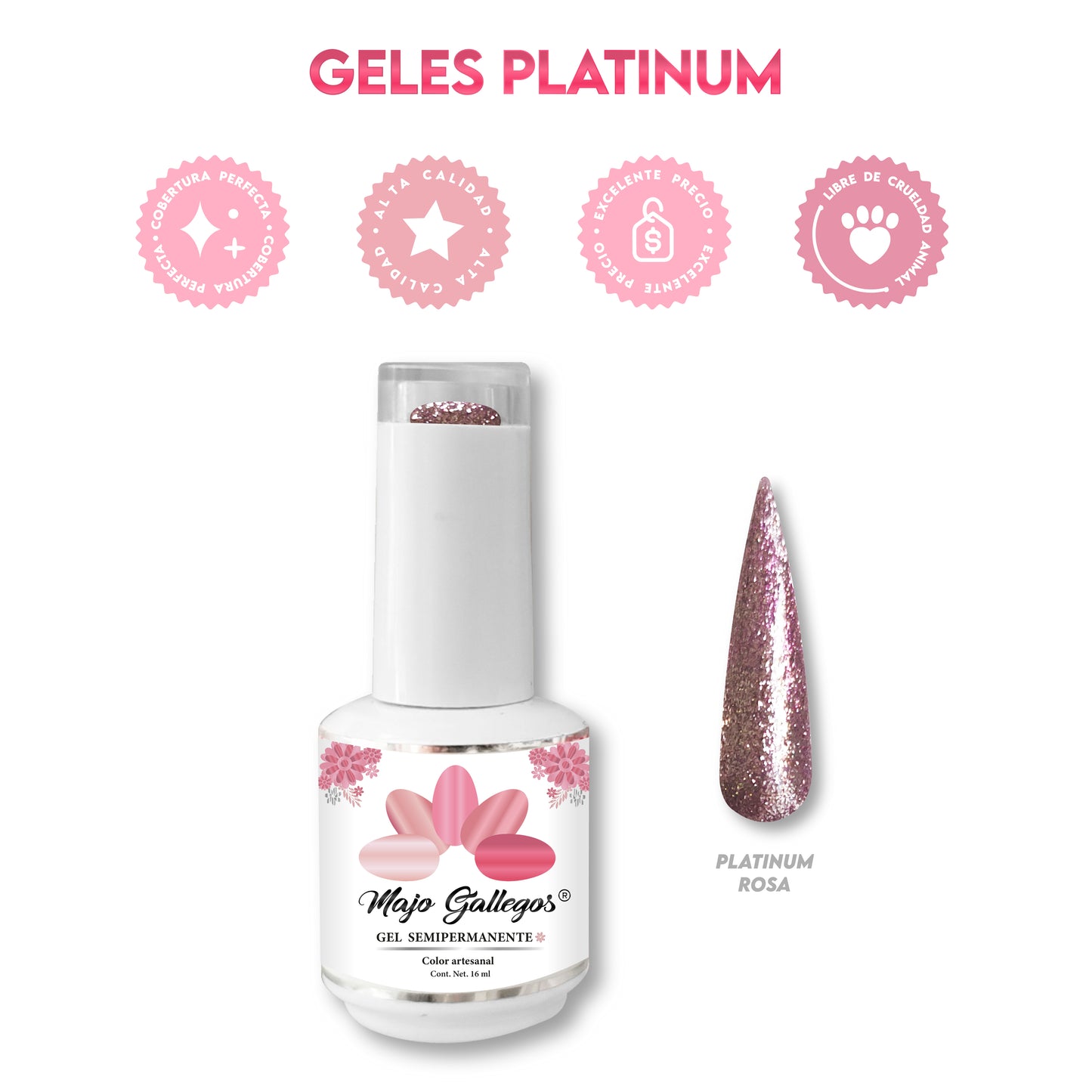 GEL PLATINUM ROSA