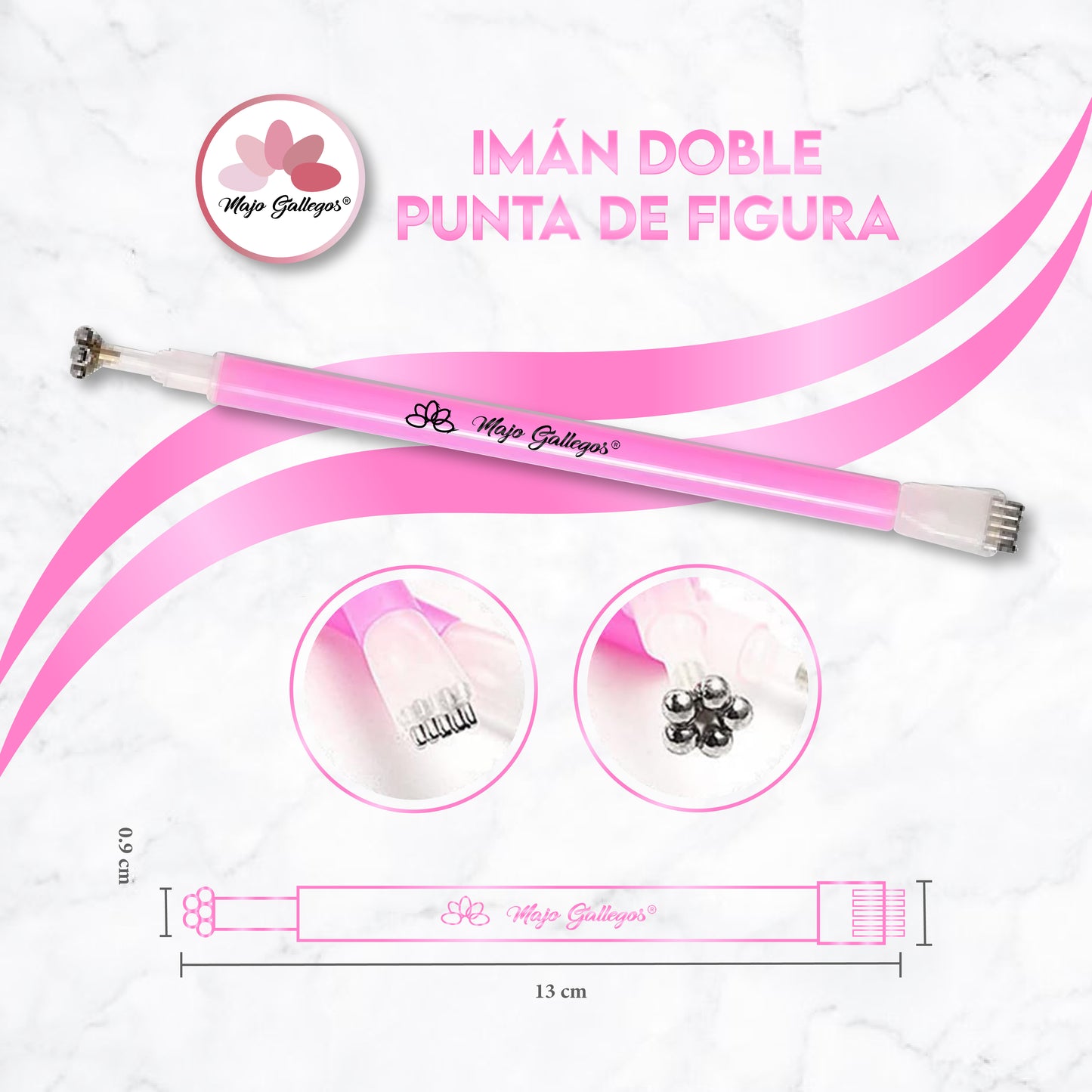 IMÁN DOBLE PUNTA FIGURA