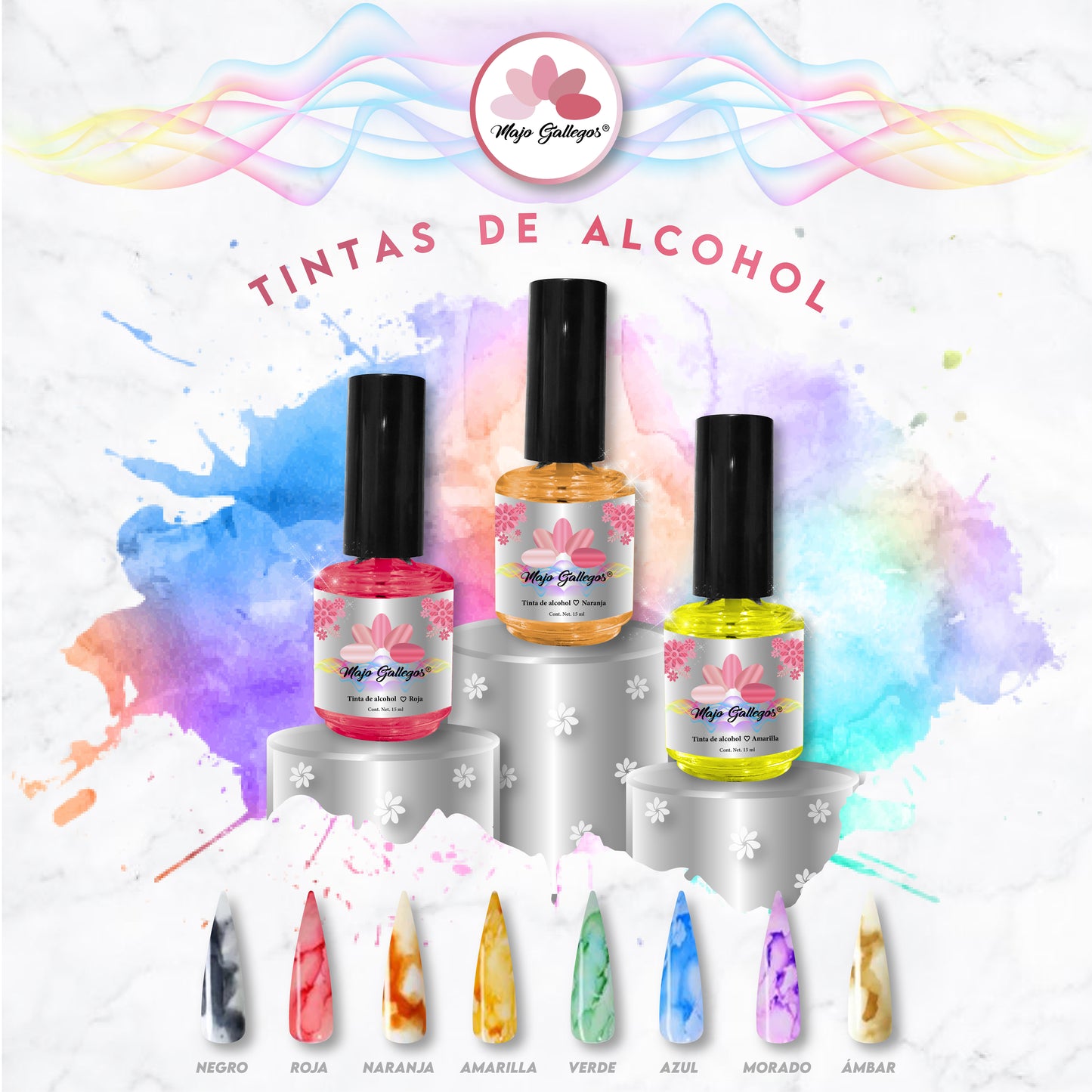 TINTAS DE ALCOHOL