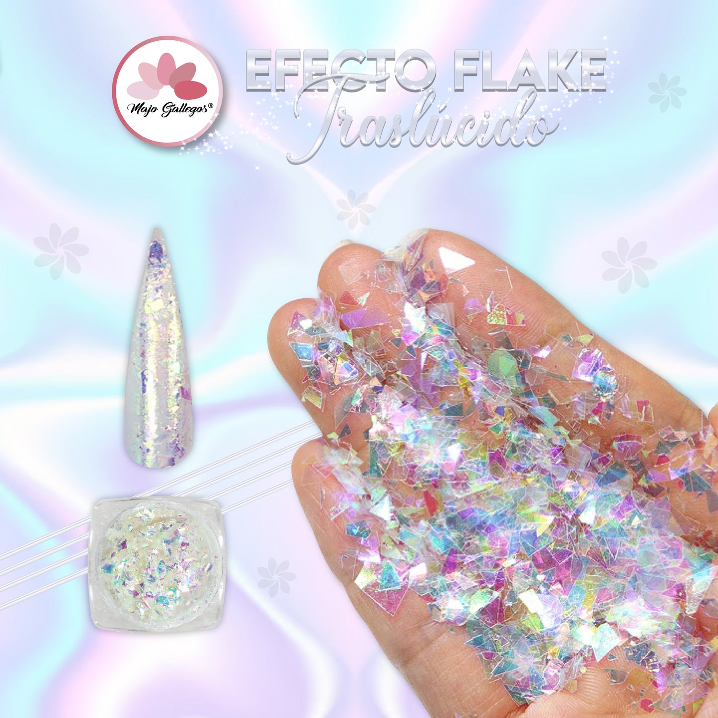 EFECTO FLAKE TRASLÚCIDO