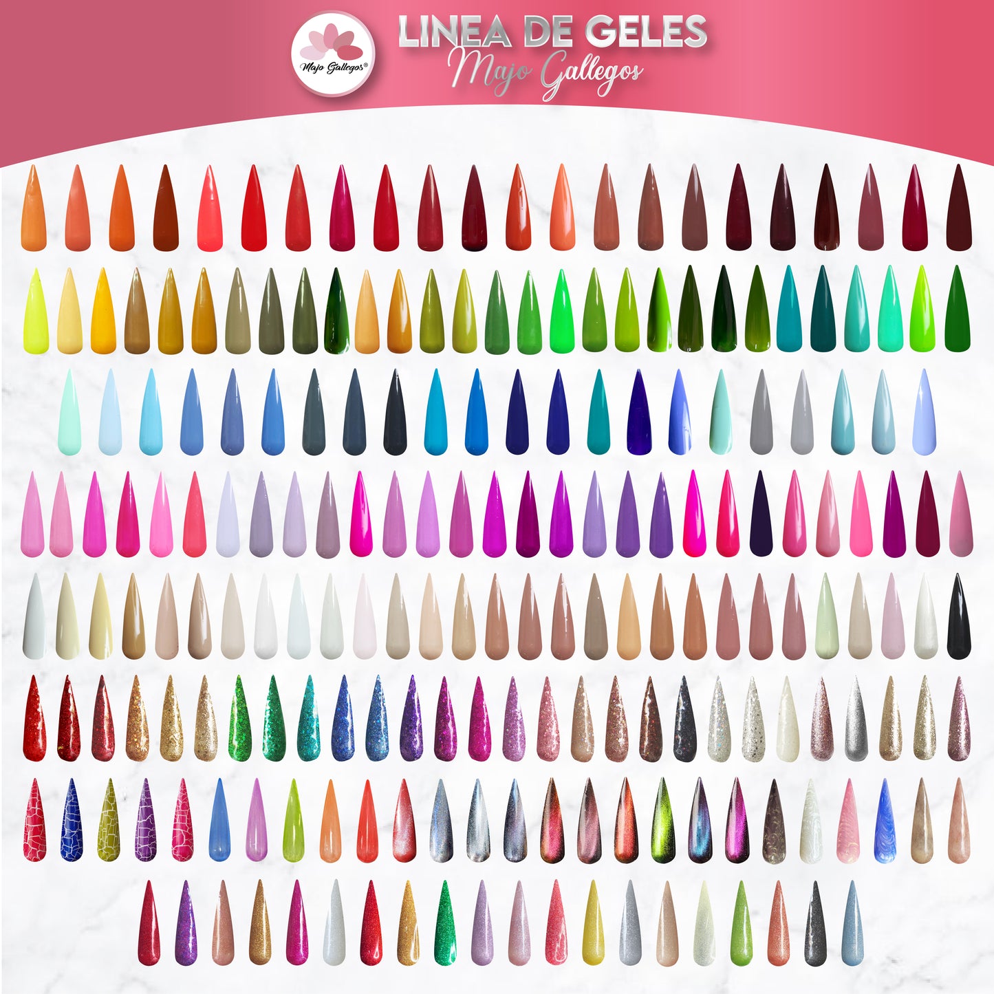 GELES ''ROJOS NARANJA''