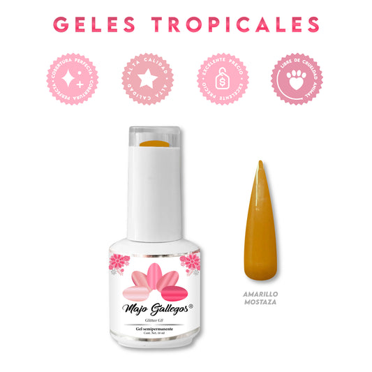 GEL TRÓPICAL AMARILLO MOSTAZA
