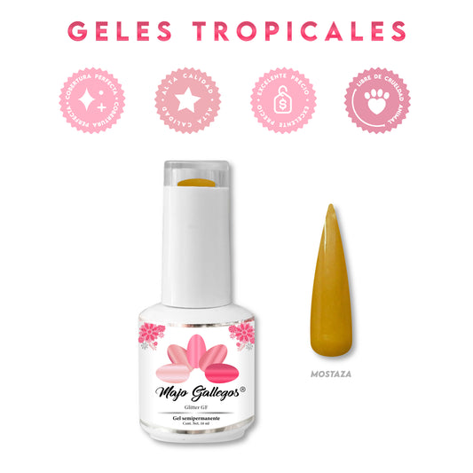 GEL TRÓPICAL MOSTAZA