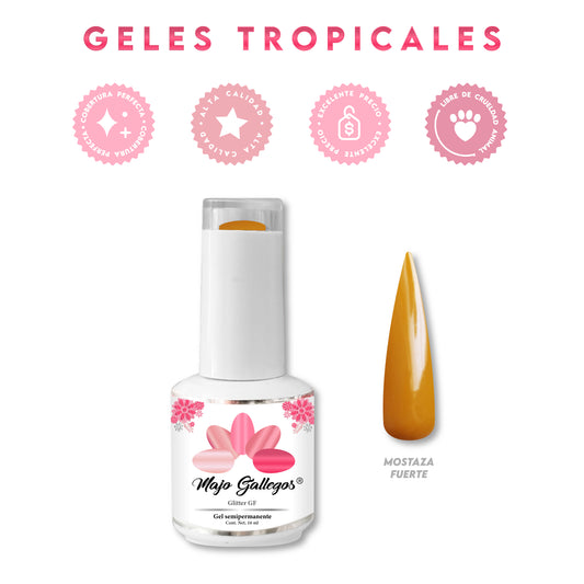 GEL TRÓPICAL MOSTAZA FUERTE