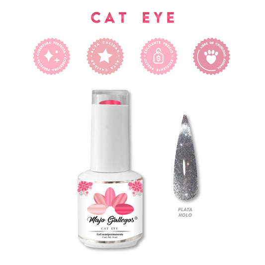 CAT EYE PLATA HOLO