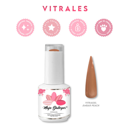 VITRAGEL AMBAR PEACH
