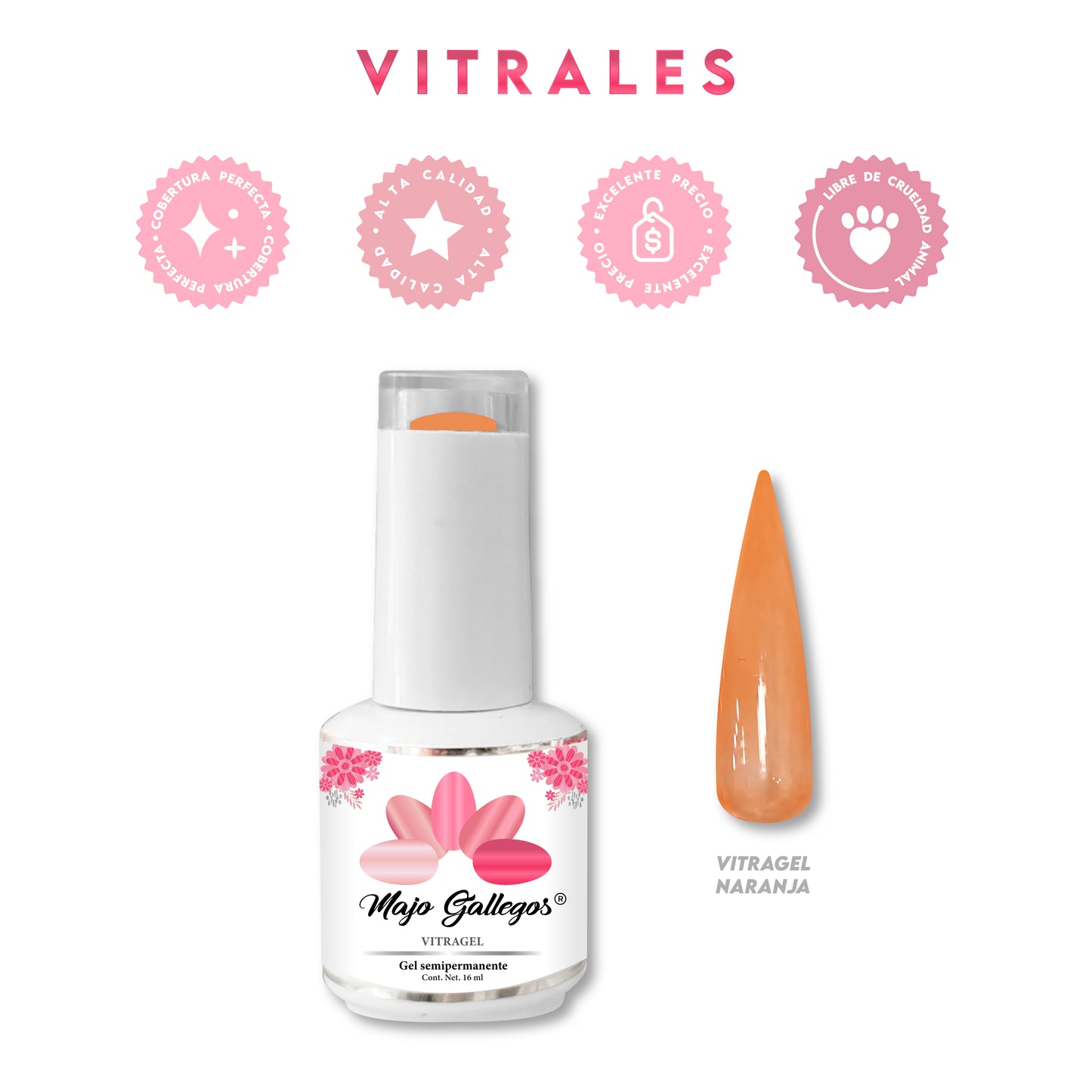VITRAGEL NARANJA