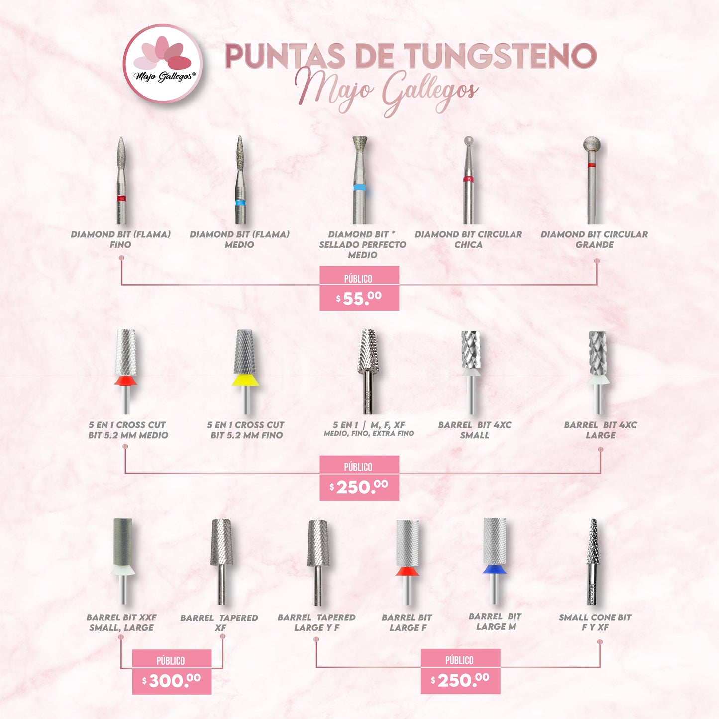 PUNTAS TUNGSTENO